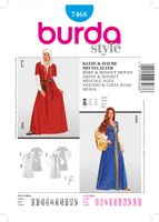 31309-BurdaSchnittmuster7468Kleid-Haube-Mittelalter.jpg Burda Schnittmuster 7468 Kleid Haube Mittelalter