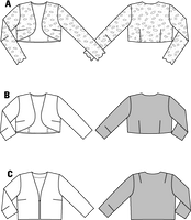Burda Schnittmuster 7686 Bolero