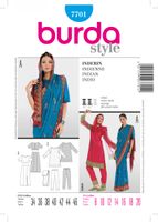 Burda Schnittmuster 7701 Inderin