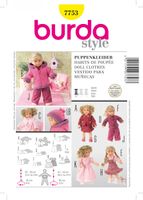 Burda Schnittmuster 7753 Puppenkleider