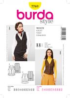 Burda Schnittmuster 7769 Weste