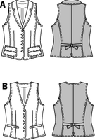 Burda Schnittmuster 7769 Weste