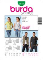 Burda Schnittmuster 7810 Weste