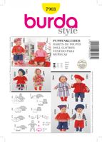 31342-BurdaSchnittmuster7903Puppenkleider.jpg Burda Schnittmuster 7903 Puppenkleider