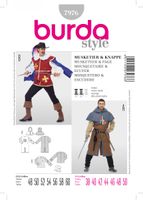 Burda Schnittmuster 7976 Musketier Knappe
