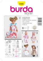Burda Schnittmuster 8308 Puppenkleider