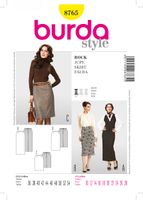Burda Schnittmuster 8765 Rock