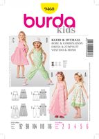 Burda Schnittmuster 9460 Kleid. Overall