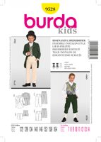 Burda Schnittmuster 9528 Hosenanzug Biedermaier