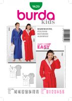 Burda Schnittmuster 9620 Bademantel