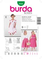 Burda Schnittmuster 9702 Kleid Jacke