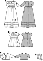 Burda Schnittmuster 9804 Taufkleid