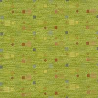 Möbelstoff Bezugsstoff Chenille WALSUM Kästchen grün 140cm Breite
