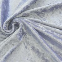 Samtstoff Kreativstoff Pannesamt einfarbig eisblau 1.5m