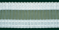 Gardinenband Faltenband Bleistiftfalte 80mm halbtransparent  1