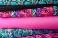 Kreativstoff Elastic Bademodenstoff uni schwarz