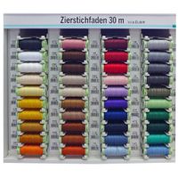 32439-Guetermann-Zierstichfaden-Knopflochgarn-30-Me.jpg Zierstichfaden Farbnr. 46 Gütermann 30 Meter/Spule Knopflochgarn Stickgarn