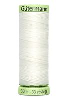 Zierstichfaden Farbnr. 111 Gütermann 30 Meter/Spule Knopflochgarn Stickgarn