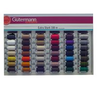 32492-Guetermann-Zierstichfaden-Knopflochgarn-100-M.jpg Möbelstoffgarn Nähfaden Nähgarn Extra Stark Gütermann Farbnr. 197 hellblau 100 Meter/Spule