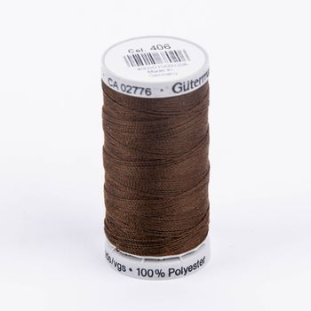 Möbelstoffgarn Nähfaden Nähgarn Extra Stark Gütermann Farbnr. 406 dunkelbraun 100 Meter/Spule