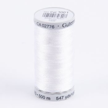 Stickgarn Farbnr. 1001 Gütermann 500 Meter/Spule Viscose Sulky Rayon 40