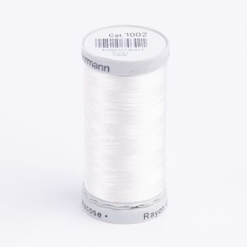 Stickgarn Farbnr. 1002 Gütermann 500 Meter/Spule Viscose Sulky Rayon 40