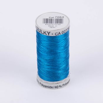 Nähgarn Stickgarn Metalleffekt-Faden Farbnr. 7052 aquablau 500 Meter/Spule