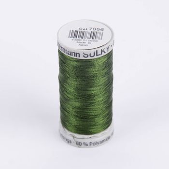 Nähgarn Stickgarn Metalleffekt-Faden Farbnr. 7056 schilfgrün 500 Meter/Spule