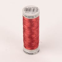 Metalleffekt-Faden Metallic Farbnr. 7014 rostrot 200 Meter/Spule