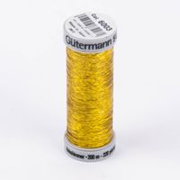 Metallic-Effektgarn Stickgarn Metalleffekt-Faden Farbnr. 6003 gold 200 m