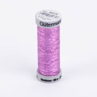 Metallic-Effektgarn Stickgarn Metalleffekt-Faden Farbnr. 6013 flieder 200 m