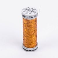 Metallic-Effektgarn Stickgarn Metalleffekt-Faden Farbnr. 6031 gelb 200 m