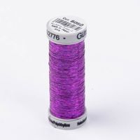 Metallic-Effektgarn Stickgarn Metalleffekt-Faden Farbnr. 6050 lila 200m