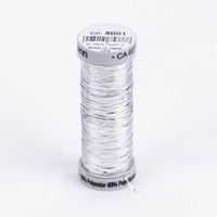 Stickgarn Metalleffekt-Faden Farbnr. 8001 silber 200m