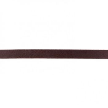 Schrägband Kunstleder dunkelbraun Breite: 1,5cm