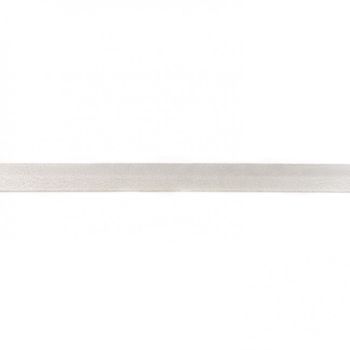 Schrägband Kunstleder silber farbig Breite: 1,5cm