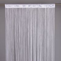 Fadenvorhang Türvorhang Fadengardine 100x250cm Waterfall weiß