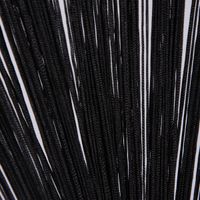 Fadenvorhang Türvorhang Fadengardine 100x250cm Waterfall schwarz