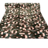 Fell Kunstfell Flausch Stoff Flecken schwarz grau rosa