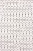 Dekostoff Geometrisches Muster cremeweiß schwarz 138cm