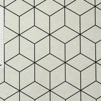 34676-Dekostoff-Geometrisches-Muster-weiss-schwar_1.jpg Dekostoff Geometrisches Muster cremeweiß schwarz 138cm