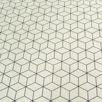 34676-Dekostoff-Geometrisches-Muster-weiss-schwar_2.jpg Dekostoff Geometrisches Muster cremeweiß schwarz 138cm