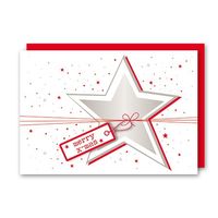 Glückwunschkarte Weihnachten Merry X-Mas