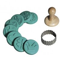 Keksstempel Set 10-teilig türkis