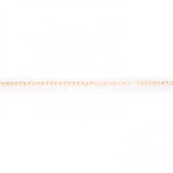 Fransenband weiß mit gold Kette Meterware Breite: 2cm