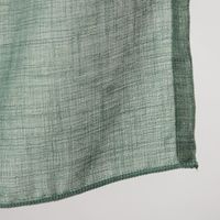 Ösenschal Fertiggardine Scandia Leinenoptik türkis 245x137cm