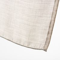 Ösenschal Fertiggardine Scandia Leinenoptik taupe/grau 245x137cm