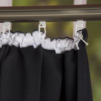 Verdunkelungsvorhang mit Universalband SOPRAN schwarz 245x140cm