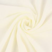 Chiffon Meterware creme beige