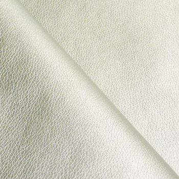 Kunstleder Metallic Glanz silber 1.4m Breite